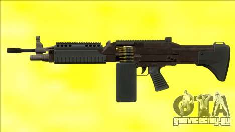 GTA V Combat MG  Black Big Mag для GTA San Andreas