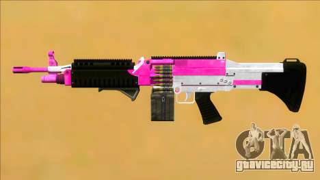 GTA V Combat MG Pink Grip Small Mag для GTA San Andreas