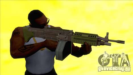 GTA V Combat MG Green Big Mag для GTA San Andreas