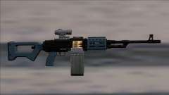 GTA V Shrewsbury MG Black Scope (Extended clip) для GTA San Andreas