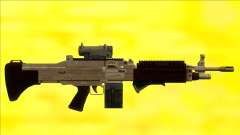 GTA V Combat MG Army All Attachments Small Mag для GTA San Andreas