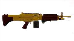 GTA V Combat MG Gold Grip Small Mag для GTA San Andreas