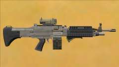 Combat MG Platinum All Attachments Small Mag для GTA San Andreas