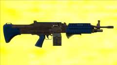 GTA V Combat MG LSPD Grip Small Mag для GTA San Andreas