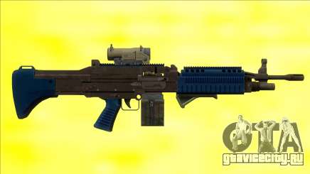 GTA V Combat MG LSPD All Attachments Small Mag для GTA San Andreas