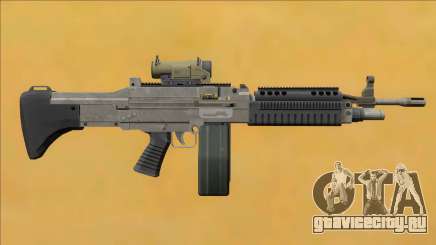 Combat MG Platinum Scope Big Mag для GTA San Andreas