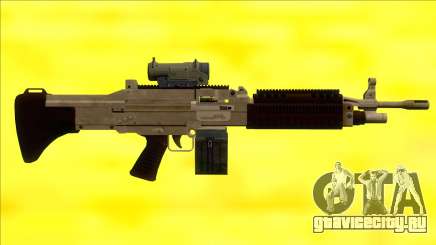 GTA V Combat MG Army Scope Small Mag для GTA San Andreas