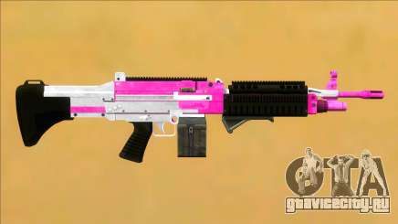 GTA V Combat MG Pink Grip Small Mag для GTA San Andreas