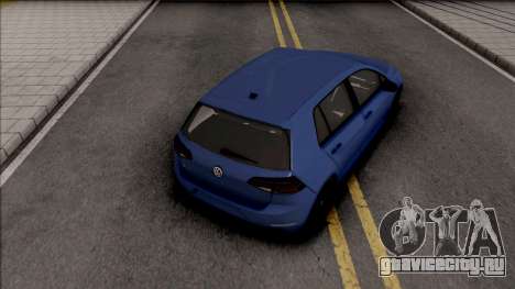 Volkswagen Golf 7 Blue для GTA San Andreas