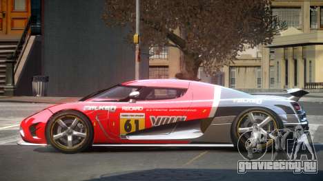 Koenigsegg Agera R Racing L10 для GTA 4