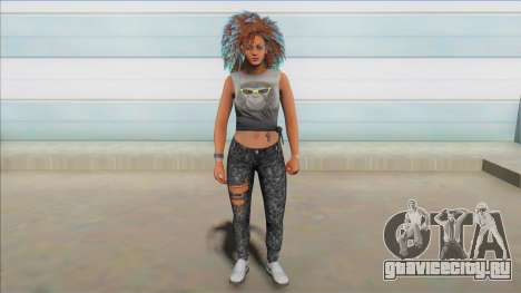 GTA Online Skin Ramdon Female Big Afro 1 для GTA San Andreas