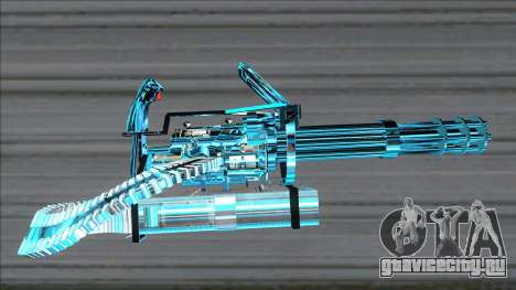 Weapons Pack Blue Evolution (minigun) для GTA San Andreas