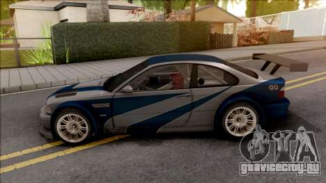 Razor BMW M3 GTR для GTA San Andreas