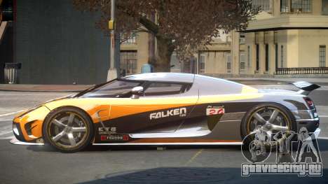 Koenigsegg Agera R Racing L1 для GTA 4