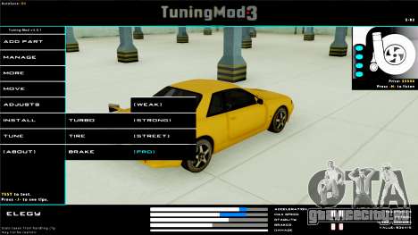Tuning Mod v3.0.1 для GTA San Andreas