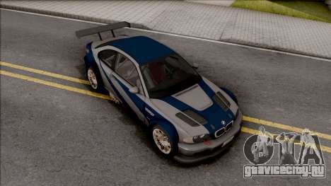 Razor BMW M3 GTR для GTA San Andreas