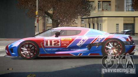 Koenigsegg Agera Racing L7 для GTA 4