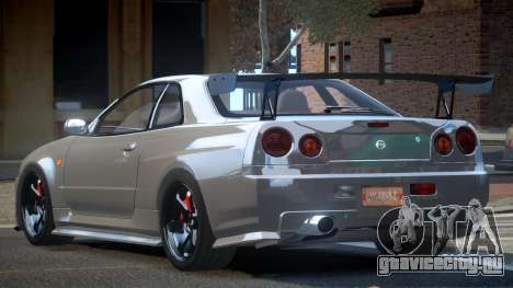 Nissan Skyline R34 BS Drift для GTA 4