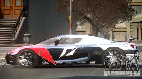 Koenigsegg Agera Racing L5 для GTA 4