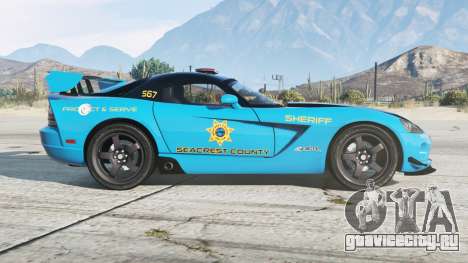 Dodge Viper SRT-10 ACR Hot Pursuit Police