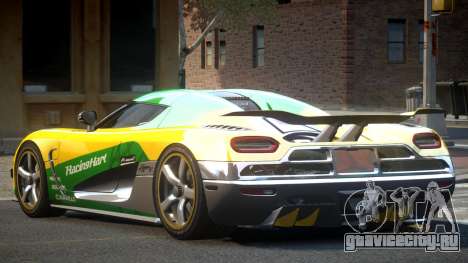 Koenigsegg Agera R Racing L9 для GTA 4