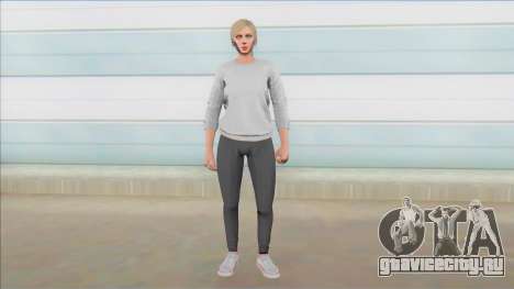 Skin Random 7 From GTA V Online Female для GTA San Andreas