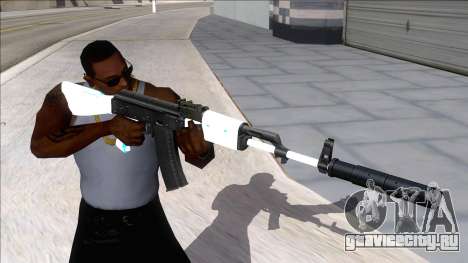 Weapons Pack Blue Evolution (ak47) для GTA San Andreas
