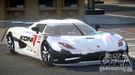 Koenigsegg Agera Racing L1 для GTA 4