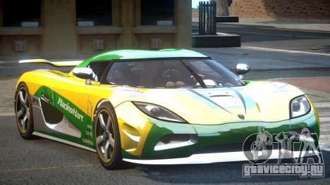 Koenigsegg Agera R Racing L9 для GTA 4