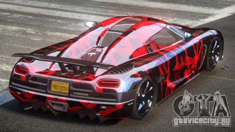 Koenigsegg Agera Racing L2 для GTA 4