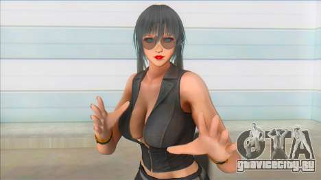 SODC7 Misa Asagi Short Leather Suit V2 для GTA San Andreas