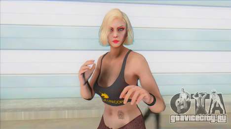 GTA Online Skin Ramdon Female Rubia Stripper для GTA San Andreas