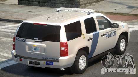 Chevrolet Tahoe GMT900 2007 Homeland Security для GTA 4