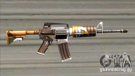 M4A1 Assault Rifle Skin 3 для GTA San Andreas