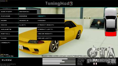 Tuning Mod v3.0.1 для GTA San Andreas