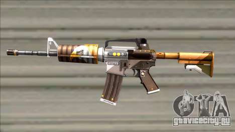M4A1 Assault Rifle Skin 3 для GTA San Andreas