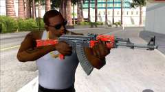 CSGO AK-47 Red Laminate для GTA San Andreas