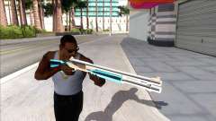 Weapons Pack Blue Evolution (chromegun) для GTA San Andreas