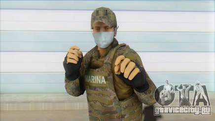 Soldado De Marina Con Cubre-bocas для GTA San Andreas
