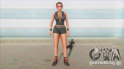 Soul Calibur Taki Short Short Leather Suit V2 для GTA San Andreas
