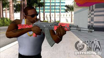 CSGO AK-47 Red Laminate V2 для GTA San Andreas