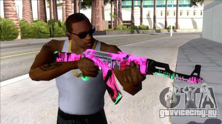 CSGO AK-47 Neon Revolution для GTA San Andreas