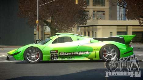 Pagani Zonda GST Racing L1 для GTA 4