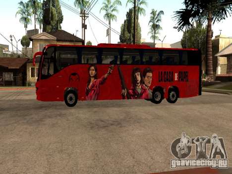 La Casa De Papel bus mod для GTA San Andreas