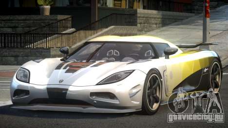 Koenigsegg Agera PSI Sport L10 для GTA 4