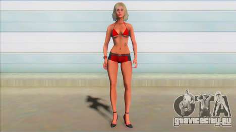 Deadpool Bikini Fan Girl Beach Hooker V7 для GTA San Andreas