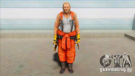 Dead Or Alive 5 - Bass Armstrong (Costume 2) V2 для GTA San Andreas