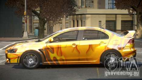 Mitsubishi Evolution X L8 для GTA 4