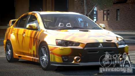 Mitsubishi Evolution X L8 для GTA 4