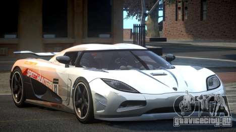 Koenigsegg Agera PSI Sport L5 для GTA 4